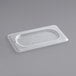 Cambro 90CWC135 Camwear 1/9 Size Clear Polycarbonate Flat Lid Main Thumbnail 3