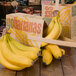 1/2 Peck "Go Bananas - Sophomore" Natural Brown Kraft Paper Produce Market Stand Bag with Handle - 500/Case Main Thumbnail 5