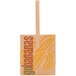 1/2 Peck "Go Bananas - Sophomore" Natural Brown Kraft Paper Produce Market Stand Bag with Handle - 500/Case Main Thumbnail 3