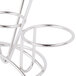 Clipper Mill by GET 4-88864 5" x 7" Stainless Steel Wire Cone Basket with Ramekin Holder Main Thumbnail 7