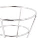 Clipper Mill by GET 4-88864 5" x 7" Stainless Steel Wire Cone Basket with Ramekin Holder Main Thumbnail 6