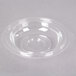 A clear plastic Fineline bowl with a clear plastic dome lid.
