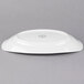 A white Libbey porcelain handle platter on a white background.