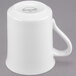 A Libbey Royal Rideau white porcelain mug with a handle.