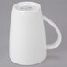 A white Libbey mug with a handle.