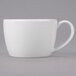 A white Libbey espresso cup with a handle.