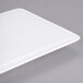 A white rectangular Libbey porcelain tray.