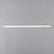 A white Satco T8 fluorescent tube with a red tip.