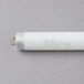 A Satco T8 fluorescent tube light with white tips.