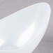 Fineline 6303-WH Tiny Temptations 5" x 2 5/8" Tiny Tureens White Plastic Bowl - 240/Case Main Thumbnail 5
