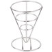 Clipper Mill by GET 4-981644 5" Round Stainless Steel Wire Cone Basket Main Thumbnail 2