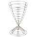 Clipper Mill by GET 4-88068 4" Round Stainless Steel Spiral Wire Cone Basket Main Thumbnail 2