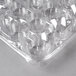 24 Compartment Clear High Dome Cupcake Container - 50/Case Main Thumbnail 3