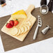3 Piece Semi-Hard Cheese Knife and Board Set with Button Clincher Main Thumbnail 1