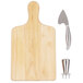 3 Piece Hard Cheese Knife and Board Set with Button Clincher Main Thumbnail 2