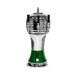 A silver and green Micro Matic Zeus Kool-Rite 3 tap tower.