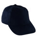 A navy 6-panel cap on a white background.