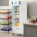 Avantco GDC-12F-HC 27 1/8" White Swing Glass Door Merchandiser Freezer with LED Lighting Main Thumbnail 7