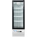Avantco GDC-10-HC 21 5/8" White Swing Glass Door Merchandiser Refrigerator with LED Lighting Main Thumbnail 4