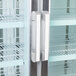 Avantco GDC-40F-HC 49 1/4" White Swing Glass Door Merchandiser Freezer with LED Lighting Main Thumbnail 4