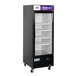 Avantco GDC-23-HC 28 3/8" Black Swing Glass Door Merchandiser Refrigerator with LED Lighting Main Thumbnail 7