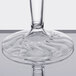 Fineline Flairware 2209 8 oz. Clear 1 Piece Plastic Wine Goblet   - 96/Case Main Thumbnail 4