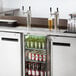 Avantco UDD-72-HC-S (2) Double Tap Kegerator Beer Dispenser - Stainless Steel, (3) 1/2 Keg Capacity Main Thumbnail 1