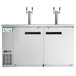 Avantco UDD-60-HC-S (2) Double Tap Kegerator Beer Dispenser - Stainless Steel, (2) 1/2 Keg Capacity Main Thumbnail 6