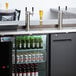 Avantco UDD-60-HC (2) Double Tap Kegerator Beer Dispenser - Black, (2) 1/2 Keg Capacity Main Thumbnail 1