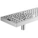 Micro Matic DP-120DGR 5" x 12" Stainless Steel Surface Mount Drip Tray with Glass Rinser Main Thumbnail 4