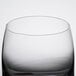 A close up of a clear Reserve by Libbey Symmetry Rocks Glass.
