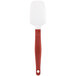 Rubbermaid FG196600RED 9 1/2" Red High Temperature Silicone Spoonula Main Thumbnail 2