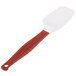 Rubbermaid FG196600RED 9 1/2" Red High Temperature Silicone Spoonula Main Thumbnail 3