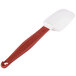 Rubbermaid FG196600RED 9 1/2" Red High Temperature Silicone Spoonula Main Thumbnail 4