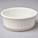 Homer Laughlin by Steelite International HL3297000 Gothic 12.5 oz. Ivory (American White) China Nappie Bowl - 24/Case Main Thumbnail 1
