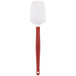 Rubbermaid FG196700RED 13 1/2" Red High Temperature Silicone Spoonula Main Thumbnail 2