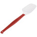 Rubbermaid FG196700RED 13 1/2" Red High Temperature Silicone Spoonula Main Thumbnail 3