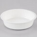 Solut 8 oz. White Round Oven Safe Paper Baking Cup with Flange and Extruded PET Coating - 600/Case Main Thumbnail 2