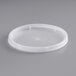 A ChoiceHD translucent plastic lid on a white surface.
