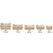 Choice Kraft Microwavable Folded Paper #3 Take-Out Container 7 3/4" x 5 1/2" x 2 1/2" - 200/Case Main Thumbnail 5