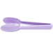 Mercer Culinary M35100PU Hell's Tools® 9 1/2" Purple High Temperature Plastic Tongs Main Thumbnail 4