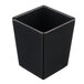 A black square container with white edges.