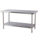 Regency Spec Line 24" x 60" 14 Gauge Stainless Steel Commercial Work Table with Undershelf Main Thumbnail 3