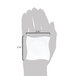 Fineline 6203-WH Tiny Temptations 2 3/4" x 2 3/4" Tiny Tortes Disposable White Plastic Tray - 200/Case Main Thumbnail 10