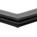 A black rubber True Equivalent magnetic drawer gasket with a black edge.