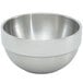 Vollrath 46669 10.1 Qt. Double Wall Stainless Steel Round Satin-Finished Serving Bowl Main Thumbnail 1
