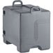 Cambro UPC300615 Ultra Pan Carrier® Charcoal Gray Front Loading Insulated Food Pan Carrier - 4 Full-Size Pan Max Capacity Main Thumbnail 3