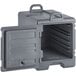 Cambro UPC300615 Ultra Pan Carrier® Charcoal Gray Front Loading Insulated Food Pan Carrier - 4 Full-Size Pan Max Capacity Main Thumbnail 4