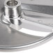 A Hobart 5/16" stainless steel slicing plate, a metal blade on a circular object.