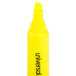 A Universal yellow highlighter pen.